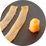 Rouleaux de saumon fumé